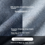 BLACKMONDAY [80 long-staple cotton] pure cotton long-sleeved shirt men's spring and autumn cotton free ironing men's casual business shirt - Image 8