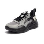 361° sports shoes for men spring and summer teenagers all-match thick-soled height-enhancing white casual shoes for men 672416602F-1 - Image 6