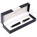 Deli 0.5mm/1.2mm small double-headed marker pen signature pen hook pen conference pen marker pen children's student 12 pieces/box black 6823 - Image 7