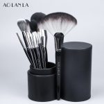 AOLANLA Master Series Oblique Contouring Brush Multi-function Blush Highlight Side Shadow Modification Face Makeup Brush with Dust Cover - Image 7