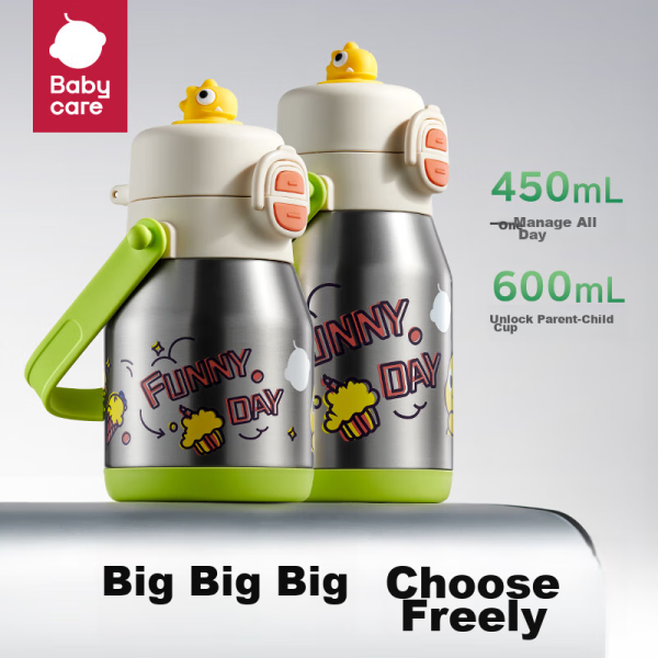 BOTTLED JOY thermos cup large capacity 316 stainless steel water cup ice fire ton barrel health pot graduation gift ice cup