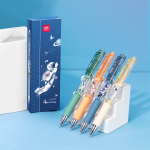 Deli full needle tube neutral pen 0.5mm large capacity disposable water pen signature pen black 12 pieces/box A426 - Image 3