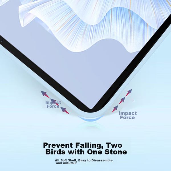 ALittleFloweriPad6 protective case suitable for Apple iPad6/5air2/1 generation 17/18 years 9.7-inch tablet protective case ultra-thin full-cover anti-fall silicone 30% off student gift