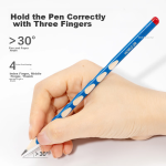 Deli quick-drying gel pen refill 0.5 dual-core ST head office student water pen signature refill S01/S08/1008/K35 suitable for black 20 pieces/box SE152 - Image 2