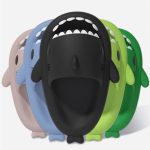 chikoku shark slippers men's summer home bathroom thick bottom non-slip couple slippers women's summer outdoor wear - Image 8