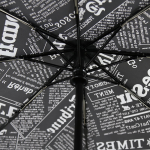C'mon fully automatic umbrella tri-fold large windproof reinforced men's business folding umbrella black newspaper automatic umbrella - Image 3