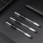 Deli 0.7mm upgraded metal mechanical pencil set for students to write in exams, automatic pencil + HB black crystal refill SH170-07, random colors - Image 6