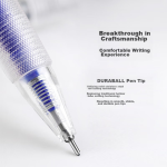 Snow White (snowhite) color rotating gel pen set high value rotating core signature pen handbook drawing water pen 0.5 needle tube head retro color 6 pieces / box G-601F - Image 3