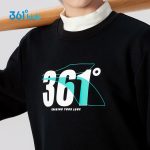 361° children's clothing for boys and girls 2024 autumn 3-12 years old all-match pullover sweatshirt black 150 - Image 5