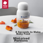 babycare baby food supplement machine baby food processor multifunctional fully automatic household food supplement tool mud machine sea fog blue - Image 2