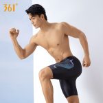 361° swimming trunks men's swimsuit comfortable and embarrassment-free five-point boxer quick-drying non-fitting hot spring professional training equipment - Image 2