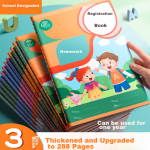 [Essential for the start of school] Faramont 4-pack A5 thickened Chinese style high-value notebook book simple junior high school college students postgraduate entrance examination soft copy book sewing book notepad thickened stitching book