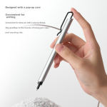 [Essential for back to school] KACO red pen push gel pen 0.5mm signature pen office stationery red fountain pen five-pack K7 - Image 3