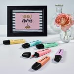 STABILO macaron highlighter large capacity color light color colorful highlighter to mark key points for students with markers 70/155 light mist purple (single) - Image 5