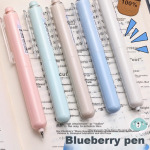 Deli Summer Palace straight liquid ballpoint pen 0.5mm full needle tube quick-drying student neutral pen straight liquid pen signature pen black 4 pieces/box SF159 - Image 6