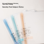 Deli quick-drying gel pen set Matcha green to improve the appearance of fluorescent pen gel pen straight liquid pen ST head student brush pen set 6 pieces/box 33867 - Image 5