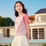 361° short-sleeved men's and women's t-shirts spring and summer couples pure cotton sports loose round neck casual printed tops 632523110-1