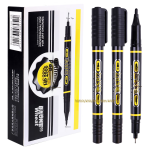 Snow White PVN-166 straight liquid ballpoint pen student gel pen full needle tube signature pen examination special pen 0.5mm blue 12 pieces/box