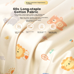 BEYONDHOME BABY Boyang mother and baby 60 long-staple cotton bed sheet Class A kindergarten bed sheet baby bed cover Lion Kingdom 63*111cm