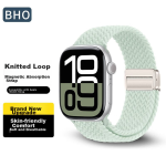 BHO suitable for apple watch strap apple watch s10/ultra2/s9/se braided loop strap iwatch s8/7/6/5/4 nylon magnetic buckle watch strap