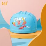 361° Children's Swimming PU Cap for Boys and Girls Cute Cartoon Printing Professional Comfortable Non-Squeezing Swimming Cap - Image 9
