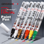 Dianshi pen mecha time and space cabin press neutral pen high value 0.5mm carbon black pen large capacity student homework brush pen office signature pen 0185 3 pens + 3 black cores - Image 7