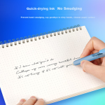 Dianshi Space Capsule Press Gel Pen High Value 0.5mm Black Bullet Student Examination Pen Space Capsule Signature Pen [Pink Rod] 1 Pen 2 Cores - Image 7
