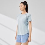 361° short-sleeved T-shirt women's spring and summer quick-drying clothes running fitness loose round neck sports casual wear 662524109-7 - Image 3