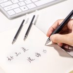 BAOKE PC1828A Large Capacity Gel Pen 0.5mm Daily Writing Office Signature Pen Water Pen Red 12pcs/Box - Image 5