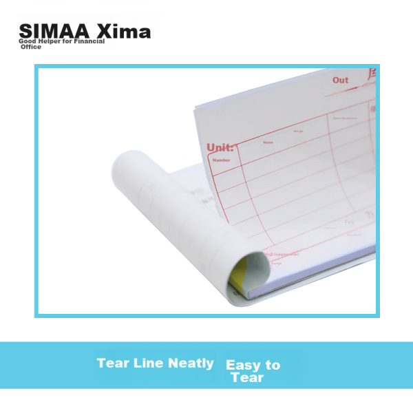 [Super hot sale] SIMAA 10-pack double sales list 36k 175*128mm 20 sets/book XH122 delivery note sales order in and out of warehouse