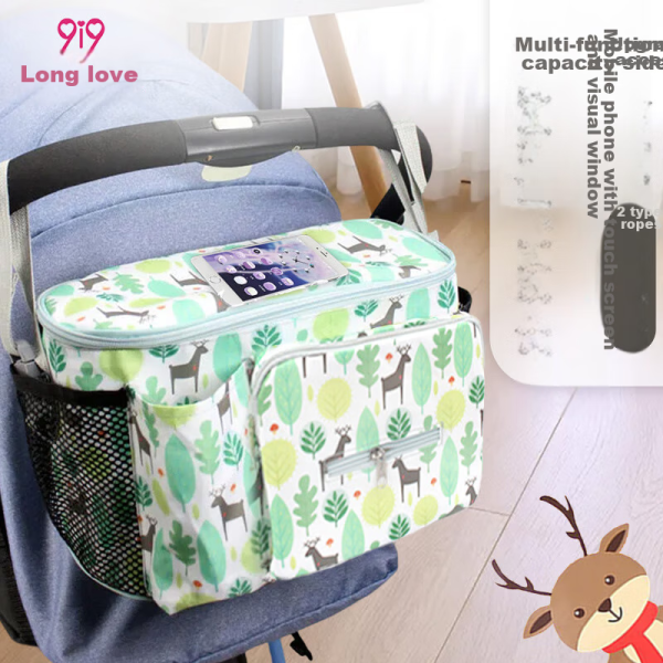 9i9 children's electric car safety belt baby safety strap backpack front and back anti-fall reflective strip storage bag A72