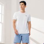 361° short-sleeved men's spring and summer pure cotton sports t-shirt loose round neck casual printed top 652519106-4