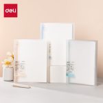 Deli quick-drying gel pen set Matcha green to improve the appearance of fluorescent pen gel pen straight liquid pen ST head student brush pen set 6 pieces/box 33867