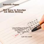 Deli leather notebook notepad meeting record book sheepskin thickened A5/120 sheets single BP103 blue (to be expected in the future) - Image 6