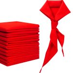 UHOO Red scarf for primary school students, national standard, 1 meter polyester, JD.com self-operated, 10 pieces + 1 piece free, red scarf wholesale, student supplies 0253 - Image 3