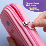 Shuxing pencil case elementary school student pencil case cartoon pencil case girl elementary school student pencil case first grade EVA large capacity layered pencil case children kindergarten cute storage box high appearance boy - Image 4