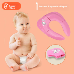 Babyprints children's toilet seat baby toilet baby child toilet seat pad folding portable blue - Image 4