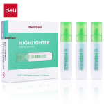 Deli 6-color fluorescent pen set soft head eye-catching handbook water-based marker pen marker pen exam handbook drawing can be used 6 / box S744