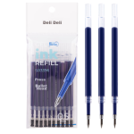 Deli S01-JD neutral pen signature pen 0.5mm bullet tip press pen fountain pen office supplies red 12 pieces/box 92622 - Image 7