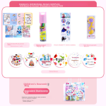 Juvenile companion X Shengli fast folder 20 pieces A4 transparent pull rod folder folder pull rod clip water drop clip data book resume prenatal examination report storage clip paper test paper clip 10mm - Image 3