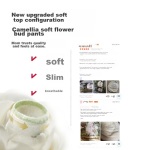 babycare【New Upgrade】Jinshan Camellia Diapers M50 Pieces (6-11kg) Newborn Soft Baby Diapers Breathable - Image 2
