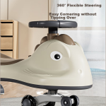 ANGI BABY twisting car anti-rollover children's yo-yo car double children's scooter front wheel universal children's gift - Image 6