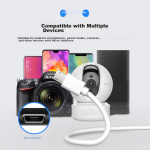 ALittleFlower is suitable for mobile phone data cable Huawei/Honor/Xiaomi/oppo/vivo Android data cable Micro/Mate8/7c/6/P8 power cable charging cable white 1 meter - Image 6