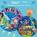 BANGSON Irregular Jigsaw Puzzle Advanced Children's Toys Boys Girls Children's Day Gift 6 Years Old + Blue Whale - Image 5