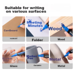 Snow White (snowhite) invincible three warehouse whiteboard pen large capacity marker pen erasable easy to erase color marker office supplies giant write 4 colors 4 T721 - Image 6