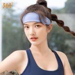 361° Yoga Headband Women's Running Sports Sweat Absorbent Antiperspirant Belt Anti-Sweat Fitness Headband Headband Hair Sweat Guide Belt - Image 4
