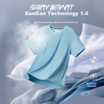 361° T-shirt short-sleeved men's spring and summer round neck outdoor sports leisure loose breathable top 652524120-4
