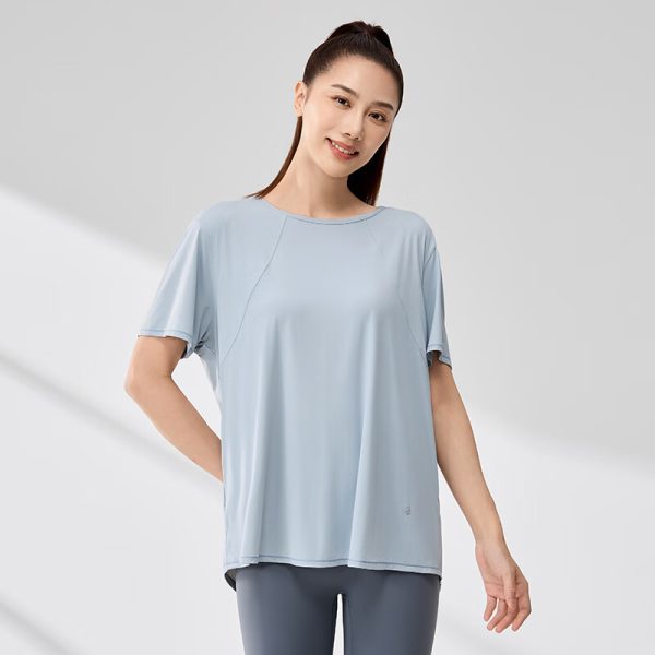 361° short-sleeved men's summer sports t-shirt polo shirt loose breathable running fitness training suit 652424122H-2