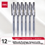 Deli 0.5mm neutral pen metal conference signature pen with pen box deep blue