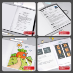 [Lowest price on the whole network] Langjie business notebook book thick notepad sheepskin notebook stationery buckle diary office meeting record book customized logo a5 black - Image 7